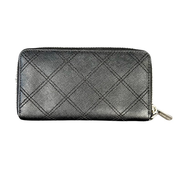 Michael Kors Black Stitched Zip Wallet - Picture 3 of 7